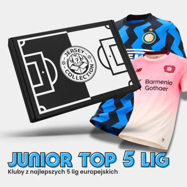 mystery box z koszulką piłkarską top 5 lig dziecko