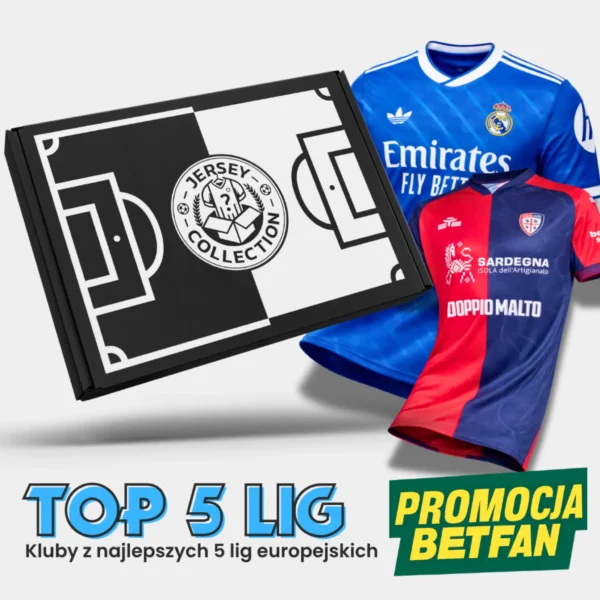 mystery box z koszulką piłkarską top 5 lig