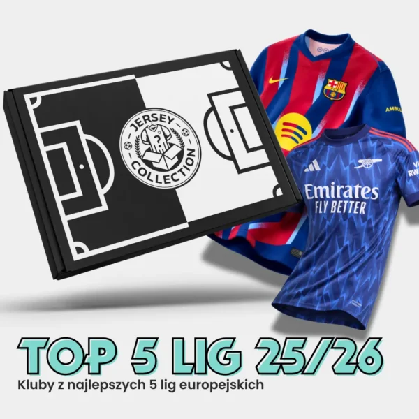 mystery box z koszulką piłkarską top 5 lig 25/26