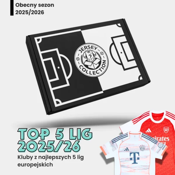Mystery Box z koszulką piłkarską Top 5 Lig 25/26