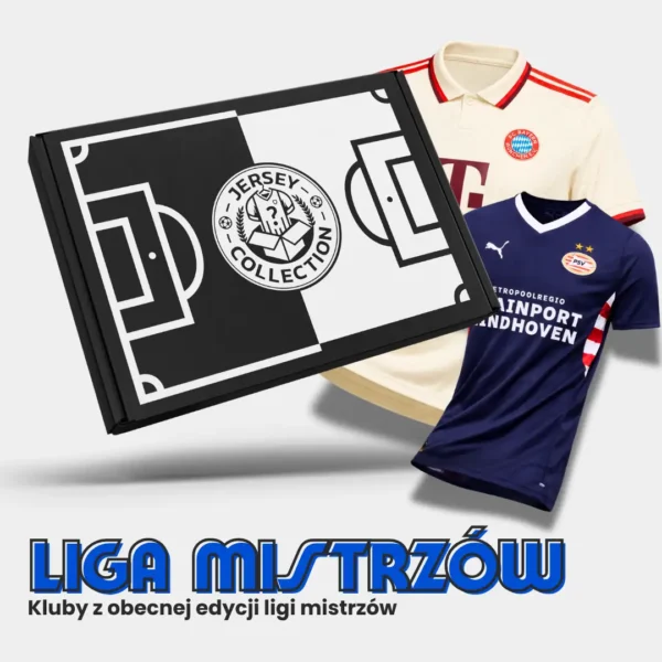 mystery box z koszulką piłkarską liga mistrzów