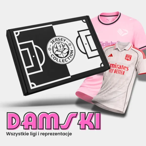 damski mystery box z koszulką piłkarską