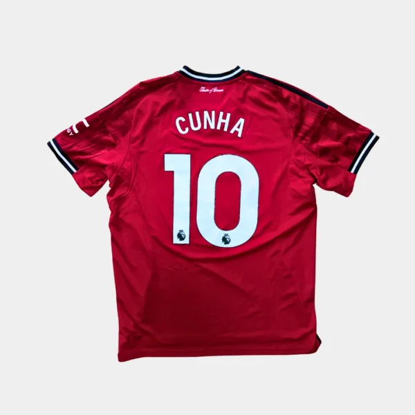Manchester United Koszulka Domowa 2025/26 CUNHA 10 Adidas Nowa Metka (wada)
