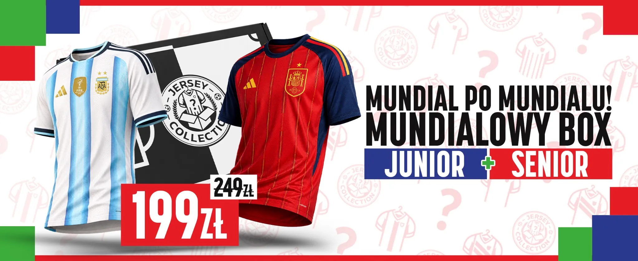 Mundiał po Mundialu – Mundialowy Mystery Box z oryginalną koszulką reprezentacji uczestniczącej w Mistrzostwach Świata 2026