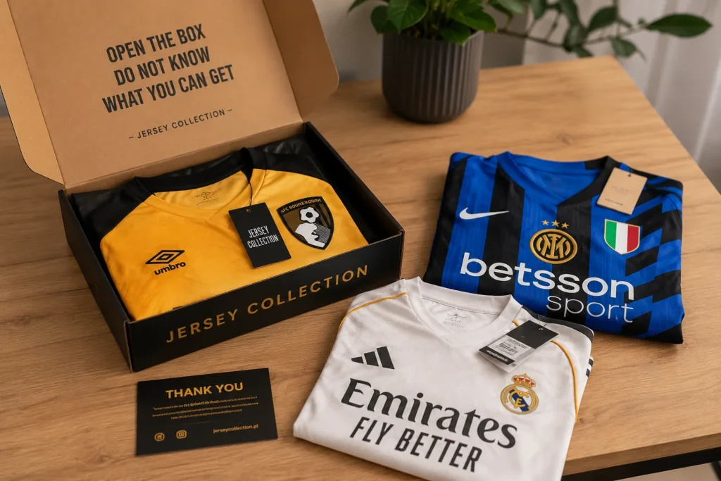 Prawdziwe trafienia klientów Mystery Box Piłkarski Jersey Collection – oryginalne koszulki piłkarskie