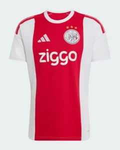 Domowa koszulka Ajax Amsterdam 2026/27 adidas – biało-czerwona z klasycznym pasem na środku