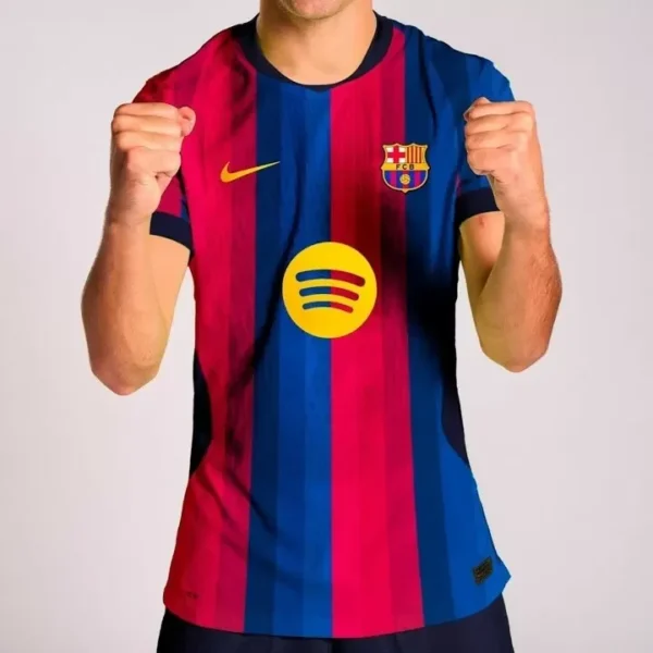Domowa koszulka FC Barcelona 2026/27 Nike – przód z logo Spotify