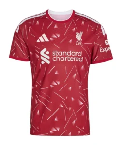 Domowa koszulka Liverpool FC 2026/27 adidas – czerwona z białym geometrycznym wzorem