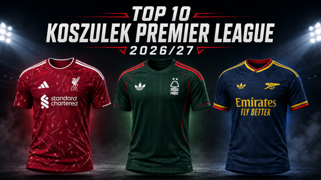 Najładniejsze koszulki Premier League 2026/27 – ranking TOP 10 nowych strojów piłkarskich