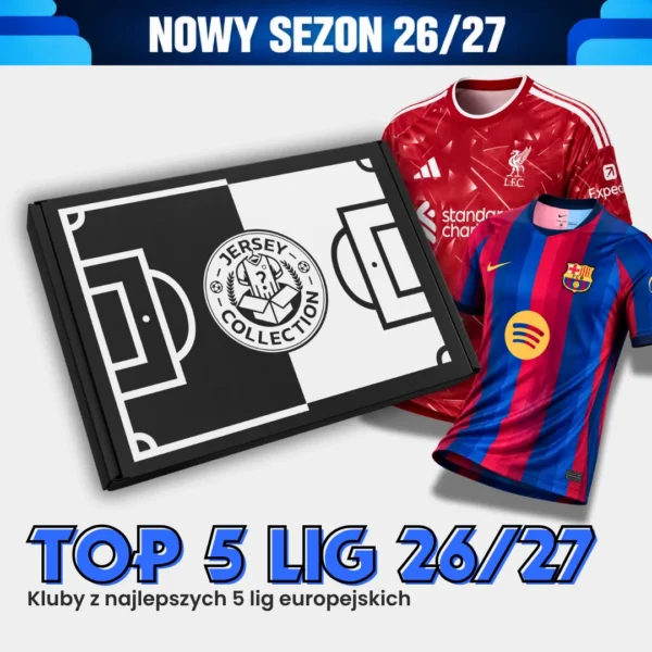 Mystery Box piłkarski Top 5 Lig 26/27 z koszulkami klubów europejskich