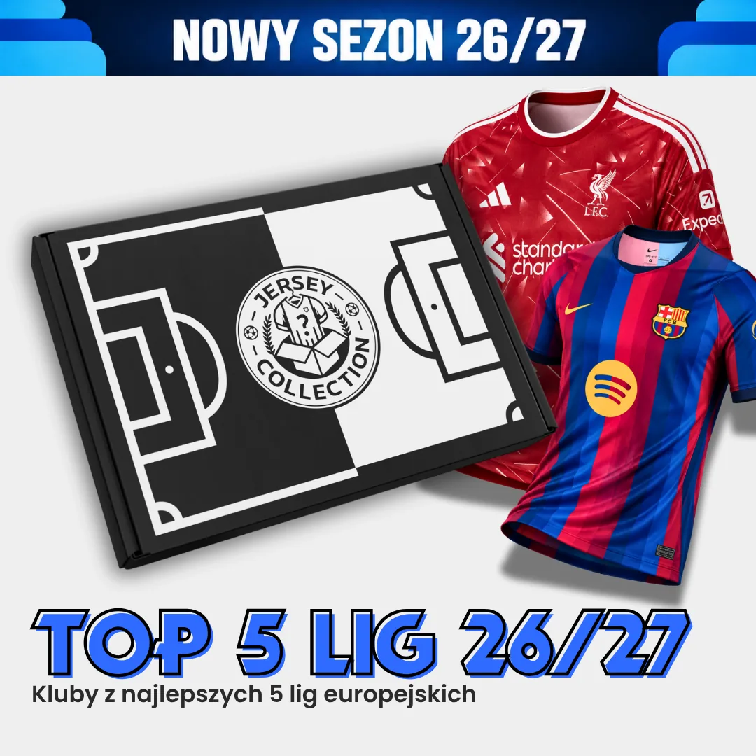 Mystery Box piłkarski Top 5 Lig 26/27 z koszulkami klubów europejskich