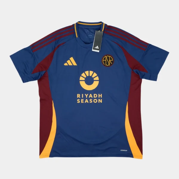 AS Roma Koszulka Trzecia 2024/25 Adidas Nowa z Metką – Zaciągnięcie
